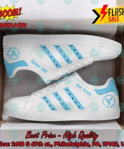 Eric Prydz DJ Aqua Blue Stripes Style 1 Custom Adidas Stan Smith Shoes