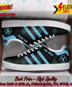 Eric Prydz DJ Aqua Blue Stripes Style 2 Custom Adidas Stan Smith Shoes
