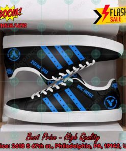 Eric Prydz DJ Blue Stripes Style 2 Custom Adidas Stan Smith Shoes