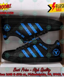 Eric Prydz DJ Blue Stripes Style 2 Custom Adidas Stan Smith Shoes