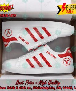 Eric Prydz DJ Red Stripes Style 1 Custom Adidas Stan Smith Shoes