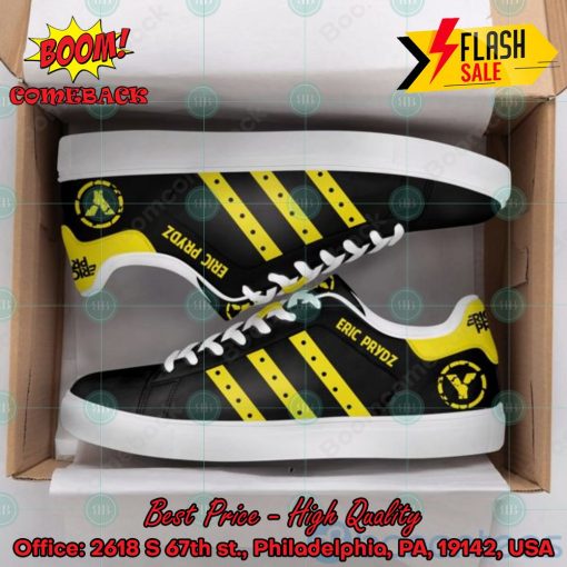 Eric Prydz DJ Yellow Stripes Style 1 Custom Adidas Stan Smith Shoes