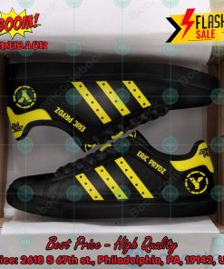eric prydz dj yellow stripes style 1 custom adidas stan smith shoes 2 khS2I