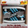 Genesis Rock Band Black Stripes Custom Adidas Stan Smith Shoes