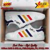 Genesis Rock Band Orange Stripes Custom Adidas Stan Smith Shoes