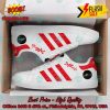 Genesis Rock Band Red Stripes Style 2 Custom Adidas Stan Smith Shoes