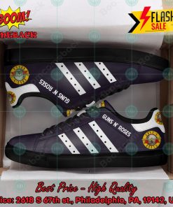 guns n roses hard rock band white stripes style 1 custom adidas stan smith shoes 2 nGCcD