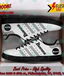 Ibanez Grey Stripes Custom Adidas Stan Smith Shoes
