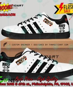 Kiss Rock Band Black Stripes Style 2 Custom Adidas Stan Smith Shoes