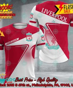 Liverpool FC Big Logo Blur Personalized Name 3D Hoodie Apparel
