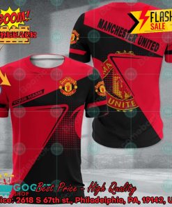 Manchester United FC Big Logo Blur Personalized Name 3D Hoodie Apparel