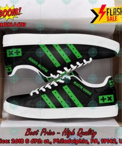 Martin Garrix Green Stripes Custom Adidas Stan Smith Shoes