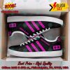 Skrillex Black And Red Stripes Custom Adidas Stan Smith Shoes