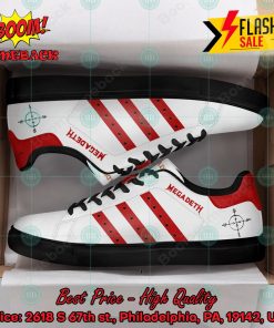 megadeth metal band red stripes style 4 custom adidas stan smith shoes 2 lWg2C