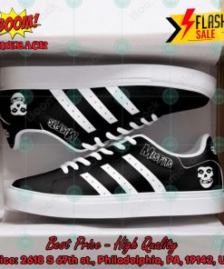 Misfits Punk Rock Band White Stripes Custom Adidas Stan Smith Shoes