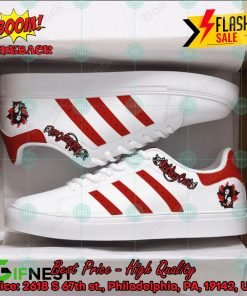 Motley Crue Heavy Metal Band Red Stripes Style 4 Custom Adidas Stan Smith Shoes