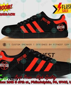 motley crue heavy metal band red stripes style 5 custom adidas stan smith shoes 2 6jkYk