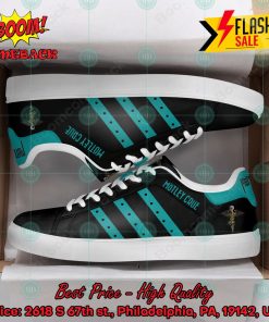 Motley Crue Heavy Metal Band Teal Stripes Style 2 Custom Adidas Stan Smith Shoes