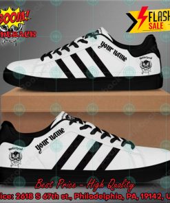 Motorhead Rock Band Black Stripes Personalized Name Style 1 Custom Adidas Stan Smith Shoes