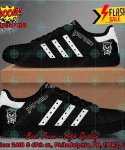 Motorhead Rock Band White Stripes Personalized Name Style 1 Custom Adidas Stan Smith Shoes