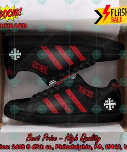 My Chemical Romance Rock Band Red Stripes Custom Adidas Stan Smith Shoes