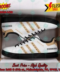 Nickelback Alternative Rock Band Cream Stripes Style 1 Custom Adidas Stan Smith Shoes