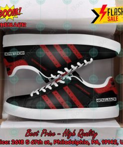 Nickelback Alternative Rock Band Red Stripes Style 2 Custom Adidas Stan Smith Shoes