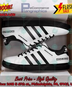 nickelback rock band black stripes style 2 custom adidas stan smith shoes 2 ku9BZ
