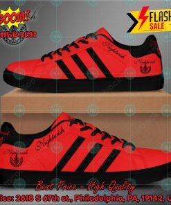 nightwish meta band black stripes custom adidas stan smith shoes 2 rug3f