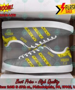 Nirana Rock Band Yellow Stripes Style 3 Custom Adidas Stan Smith Shoes