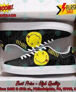 Nirvana Rock Band Black Custom Adidas Stan Smith Shoes