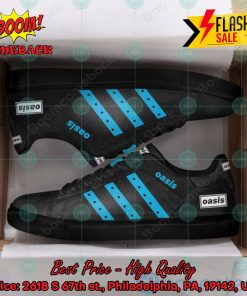 oasis rock bandaqua blue stripes custom adidas stan smith shoes 2 YPcux