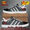 The Ramones Punk Rock Band Pink Stripes Custom Adidas Stan Smith Shoes