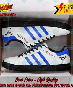 Pearl Jam Rock Band Blue Stripes Custom Adidas Stan Smith Shoes
