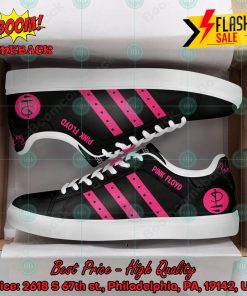 Pink Floyd Rock Band Pink Stripes Style 2 Custom Adidas Stan Smith Shoes