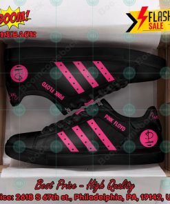 pink floyd rock band pink stripes style 2 custom adidas stan smith shoes 2 IDGeG