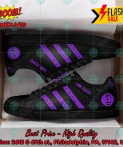 pink floyd rock band purple stripes style 2 custom adidas stan smith shoes 2 2OprV