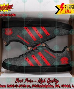 queen rock band bohemian rhapsody red stripes custom adidas stan smith shoes 2 yvX6B