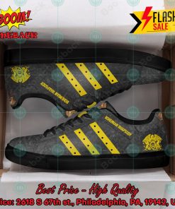 queen rock band bohemian rhapsody yellow stripes style 2 custom adidas stan smith shoes 2 gN64k