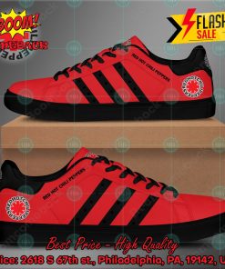 Red Hot Chili Peppers Funk Rock Band Black Stripes Style 2 Custom Adidas Stan Smith Shoes