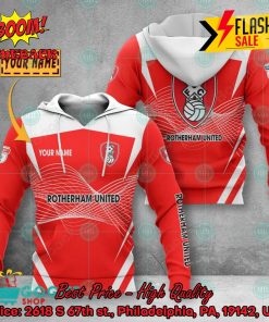 Rotherham United FC Personalized Name 3D Hoodie Apparel