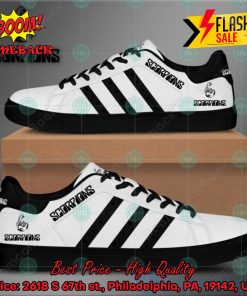 scorpions hard rock band black stripes style 1 custom adidas stan smith shoes 2 2yunB