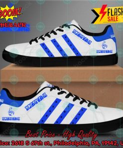 scorpions hard rock band blue stripes style 1 custom adidas stan smith shoes 2 Dx0F4