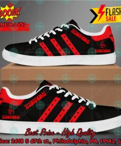 Scorpions Hard Rock Band Red Stripes Style 2 Custom Adidas Stan Smith Shoes