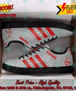 scorpions hard rock band red stripes style 6 custom adidas stan smith shoes 2 FhCcT