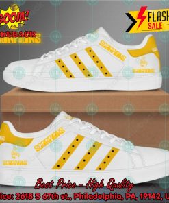 Scorpions Hard Rock Band Yellow Stripes Style 1 Custom Adidas Stan Smith Shoes