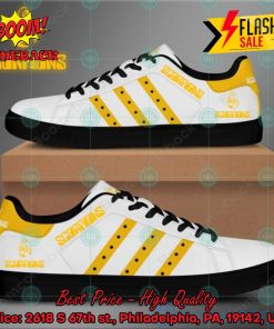 scorpions hard rock band yellow stripes style 1 custom adidas stan smith shoes 2 PIj3Z