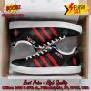 Skrillex White Stripes Style 1 Custom Adidas Stan Smith Shoes