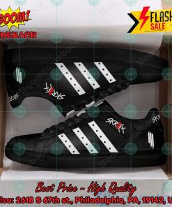 Skrillex White Stripes Style 1 Custom Adidas Stan Smith Shoes