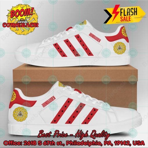 Soundgarden Rock Band Red Stripes Style 1 Custom Adidas Stan Smith Shoes